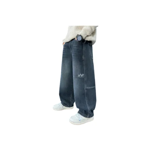 Little Redfish Синий С флисовой подкладкой Школьный возраст Джинсы