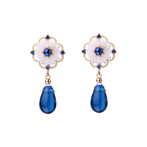 Phoenix Nirvana Серьги-гвоздики с цветной глазурью Женские