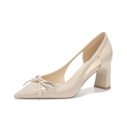 Lan Miao Грубый каблук Высокие каблуки Женские