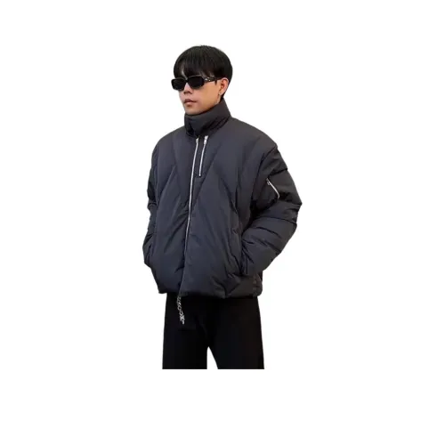 GUHUO Черный Унисекс Пуховики