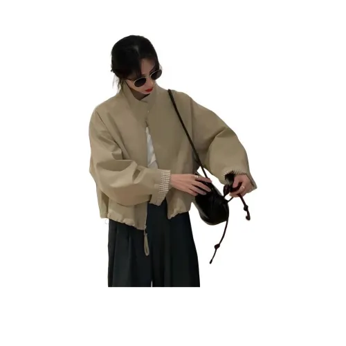 LADYXIEXIE Хаки с LD Бренд Наклеенный Женские Куртки