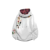 Бело-серый вереск [утолщенный с флисовой подкладкой]