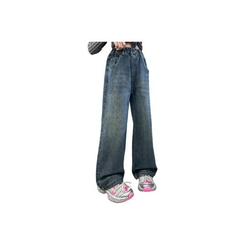 Little Redfish Синий С флисовой подкладкой Школьный возраст Джинсы