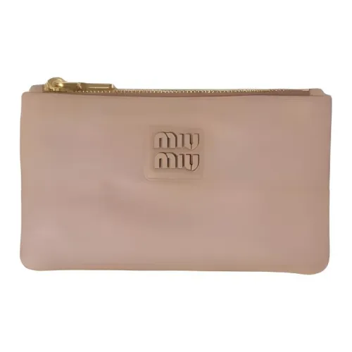 MIU MIU Кожа Кошелек Женские Камео Коричневый