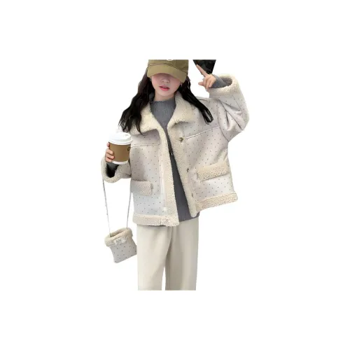 ZHIO Абрикосовое пальто с сумкой школьная одежда утепленные куртки