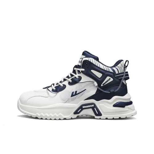 Warrior массивные кроссовки High Top Бежево-Синие Мужские