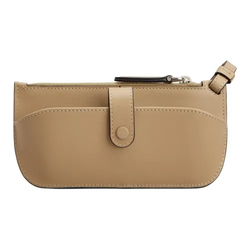 TOD'S Телячья кожа Чехол для очков Унисекс Бежевый