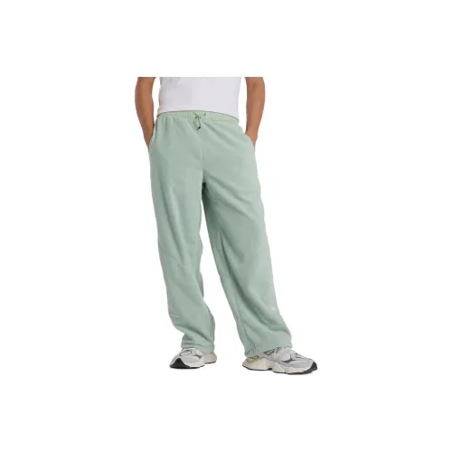 New Balance NB Серый Флис Широкие Брюки Флисовые Штаны Мужские