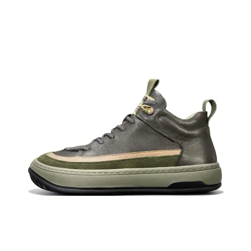 ZUOSAISI Рабочие ботинки MID Топ Зеленый Все Сезон Один Мужской