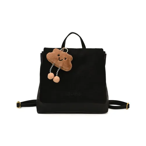 VERADONNA ПУ (полиуретан) Рюкзак Женские Черный Бордовый Кофейный