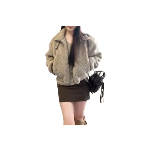 BQERTY Velvet Feel Пальто Женское