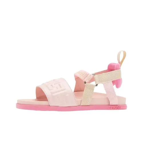 FENDI FF One Ремешок Сандалии Женские Розовые