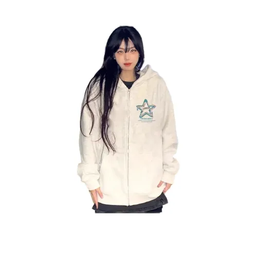 COVER TIME Светло-серый Женский Свитшот