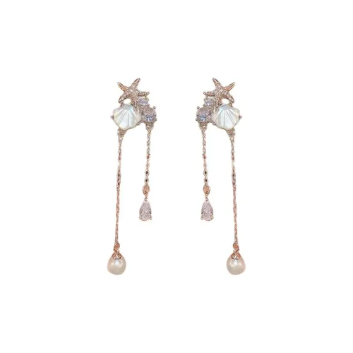 Серьги BONAS с цирконием женские