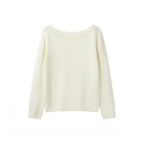 VKXOW Белый Женский Трикотаж