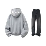 Комплект одежды (Кардиган серого цвета Фотиния + Джинсы)