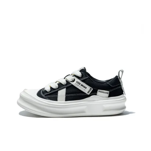 OZOV The Vector Звезда Изогнутый визуально увеличивает рост Легкий Низкий Топ Кеды Унисекс Черный Белый