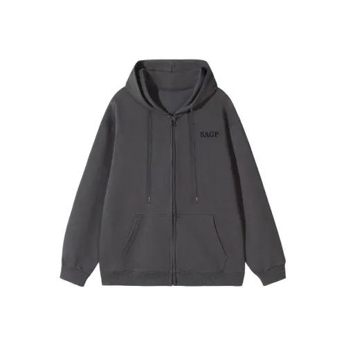 SAGP Unisex Свитшоты Железо Серый