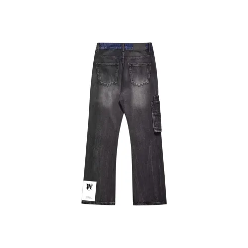 UPWARD LAB Серый Унисекс Джинсы