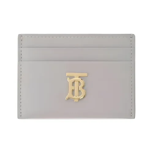 Burberry Коровья кожа Держатель для карт Женский Светло-серый