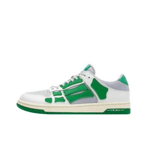 AMIRI Низкие кроссовки для скейтбординга Мужские Белые Зеленые