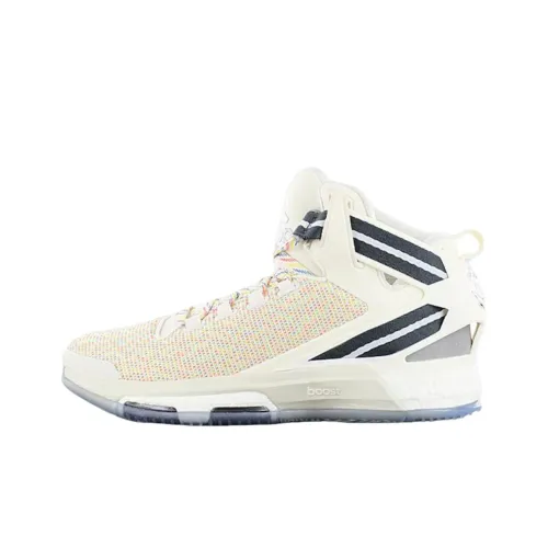 Adidas D Rose 6 Устойчивые к истиранию MID Баскетбольные кроссовки Мужские Бежевые
