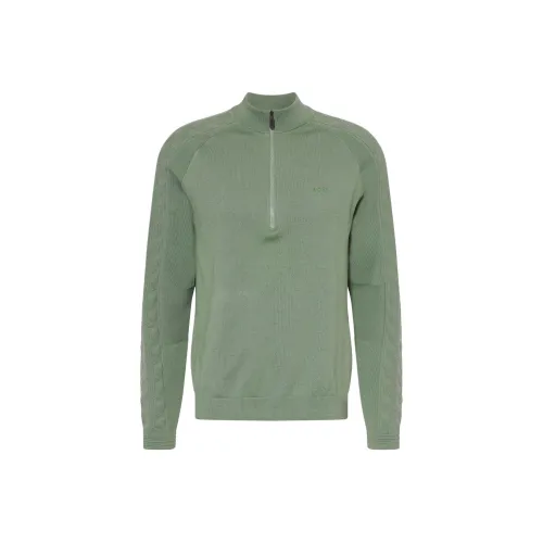 Hugo Boss Светло-зеленые Мужские Свитера