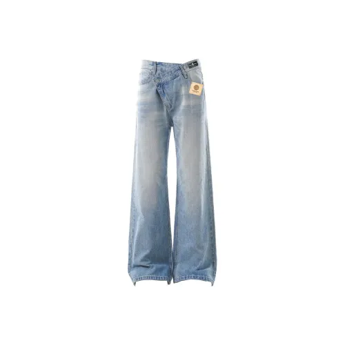 WUHA CREW Blue Unisex Jeans