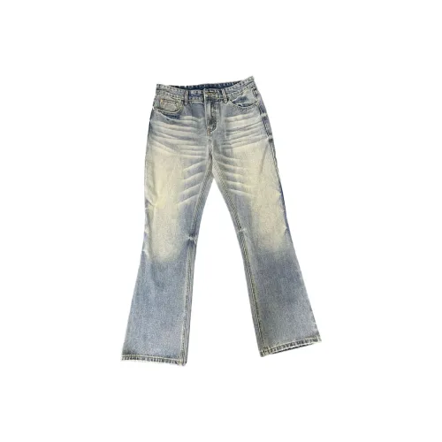 YICHEN Светло-синие Унисекс Джинсы