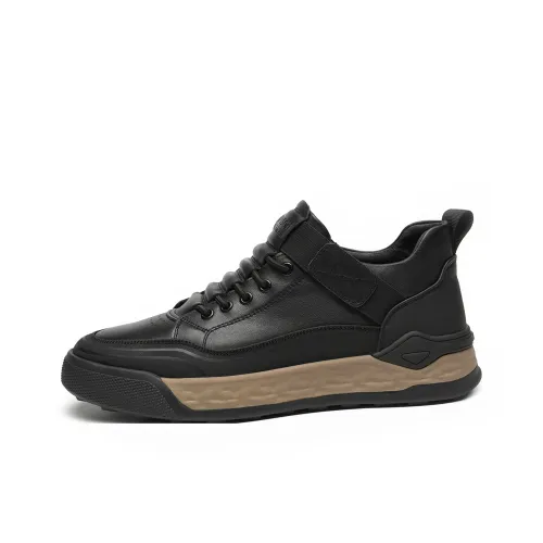 PT'SON Низкий топ Повседневная обувь Мужская Черный