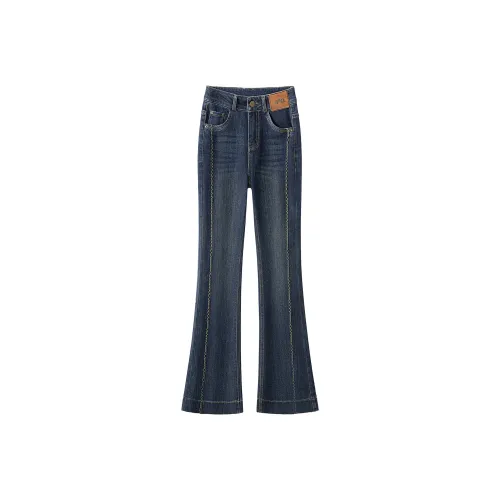 Cypress House Темно-синий женский джинсы