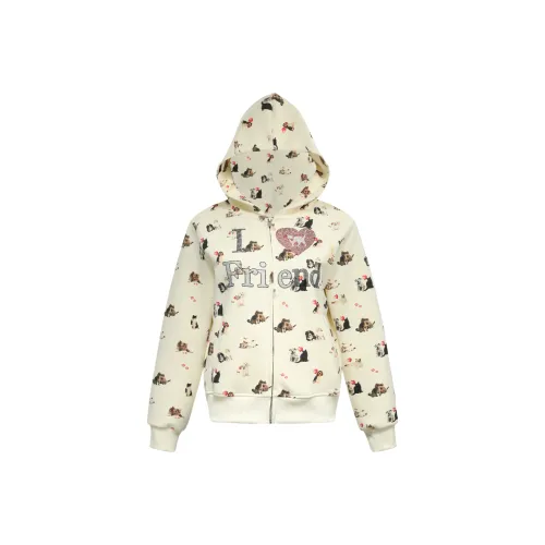 NICEAMOLA Абрикос Женские Свитшоты