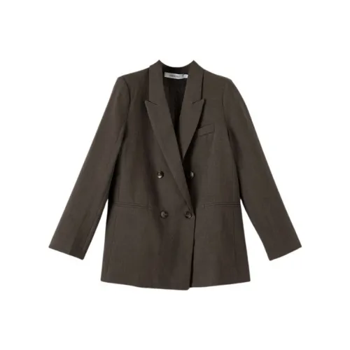 Late White Бизнес Костюм Пальто Женское