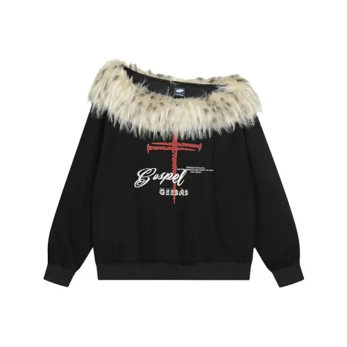 YINLEI Длинный рукав Свитшот Женский