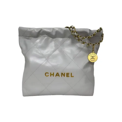 CHANEL Сумка-хобо из коровьей кожи сумка через плечо маленькая женская серая