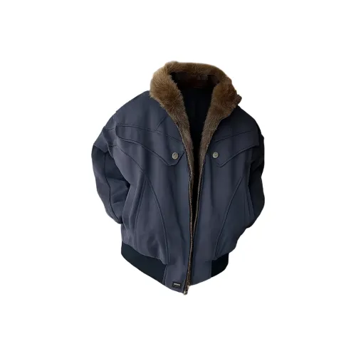 Imcrasy Темно-синий Унисекс Пуховики