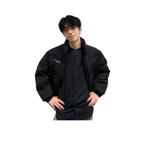 PODGORNOI Черный С подарками Съемный Металл Логотип Мужской Пуховик