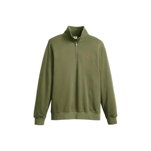 Levis Мужская поло мшисто-зеленого цвета