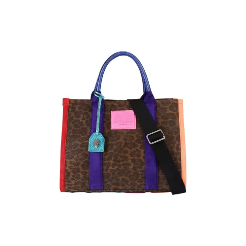 Kurt Geiger London Замшевая Сумка на Одно Плечо Женская Темно-Коричневая