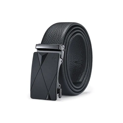 PIERRE CARDIN Тело Коровья Кожа Подарочный Набор Премиум Ремень Мужской Черный 3,55CM