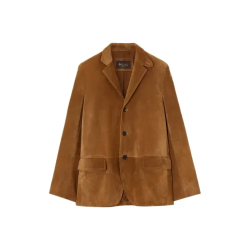 Loro Piana Fw25 Кожа Куртка Женская