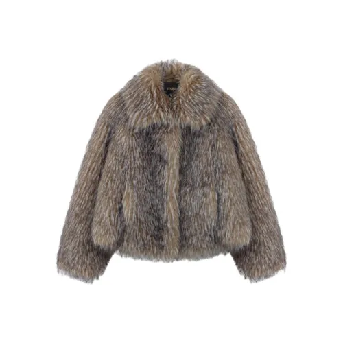 Maje Серый Коричневый Женские Бархатные Куртки