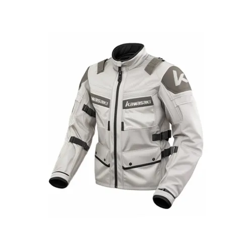 Кавасаки Мотоцикл Куртка Kawasaki Thunder Унисекс Айвори