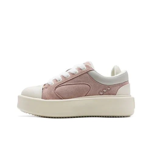 MADALLO Устойчивые к истиранию Низкие Кроссовки для скейтбординга Унисекс Розовые