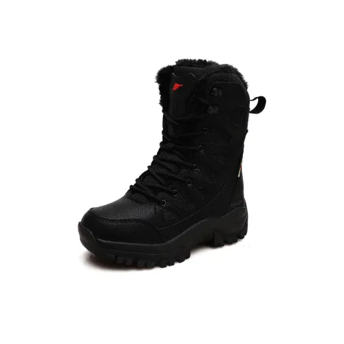 QDML визуально увеличивает рост Высокие сноубутсы для колена Унисекс