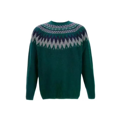 HOWLIN Зеленый Мужской Свитеры