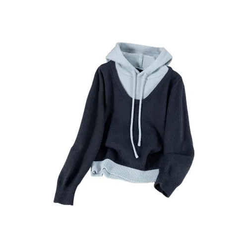 SIBAISHE Серый Синий Женские Свитера