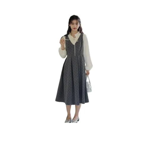 TENNE GIRL Длинное платье с длинными рукавами женское