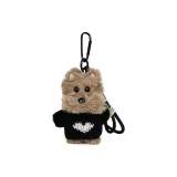 Чёрный свитер + коричневый вестерхайленд