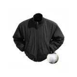 Черный хлопковый пуховик [Теплоизоляционный, способствующий похудению, не объемный]